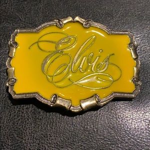 Elvis Presley belt buckle Felton Jarvis RCA 1981
